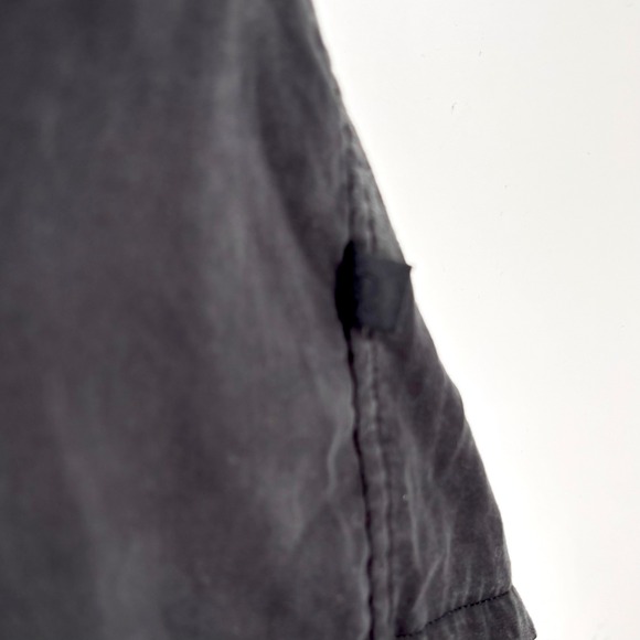 Lululemon City Stroll Tencel Jacket Sz 8 Black Hooded Anorak Cinch Waist Utility - Picture 14 of 16